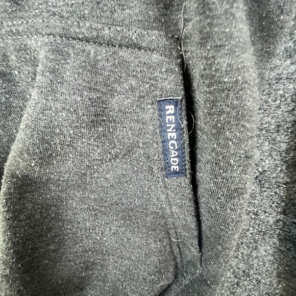 Renegade San Francisco Hoodie Gray Orange Pullover Sweatshirt Size‎ Small - Picture 4 of 13